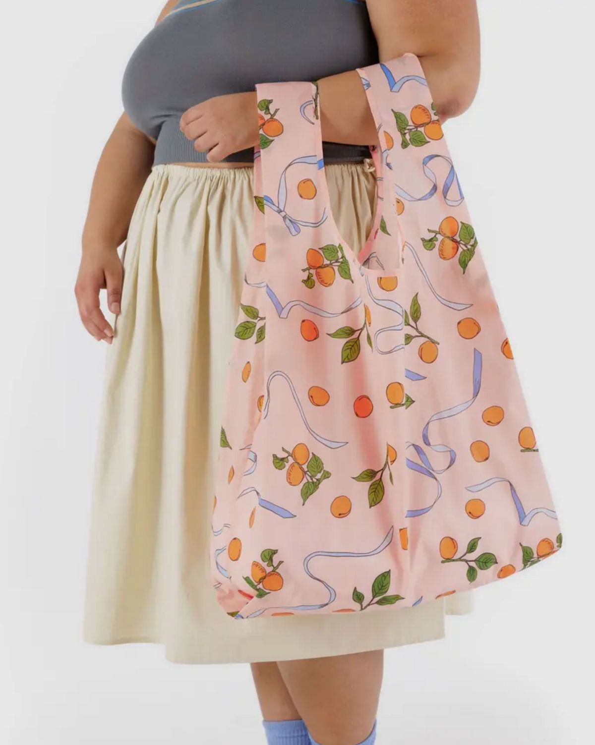 Big Baggu Apricots & Ribbons