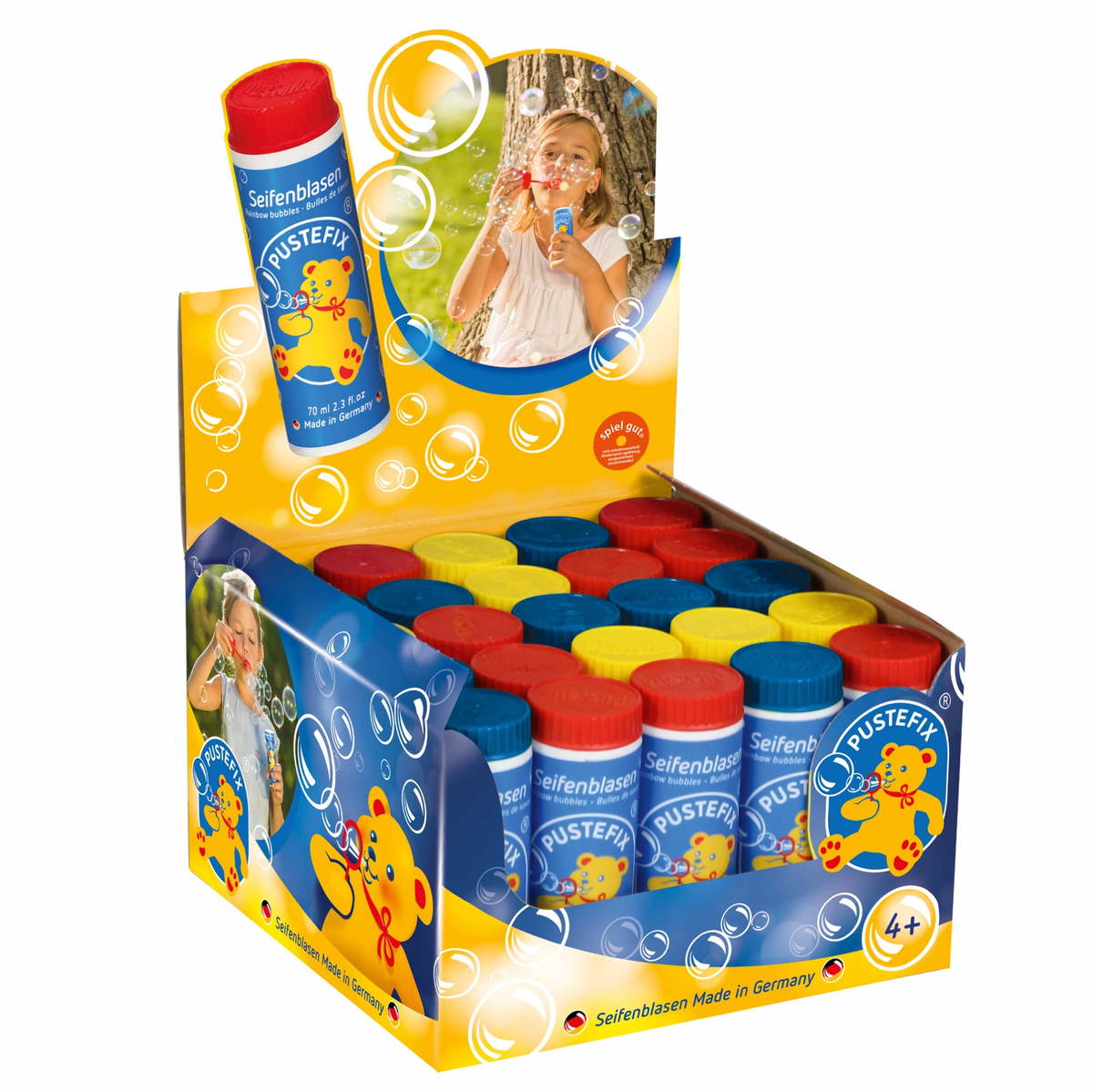 Pustefix Bubble Tube with Wand - 70 ml/2.3 oz