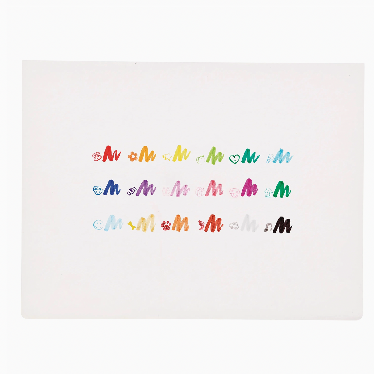 Stampables Double-Ended Stamp & Brush Markers - Set of 18
