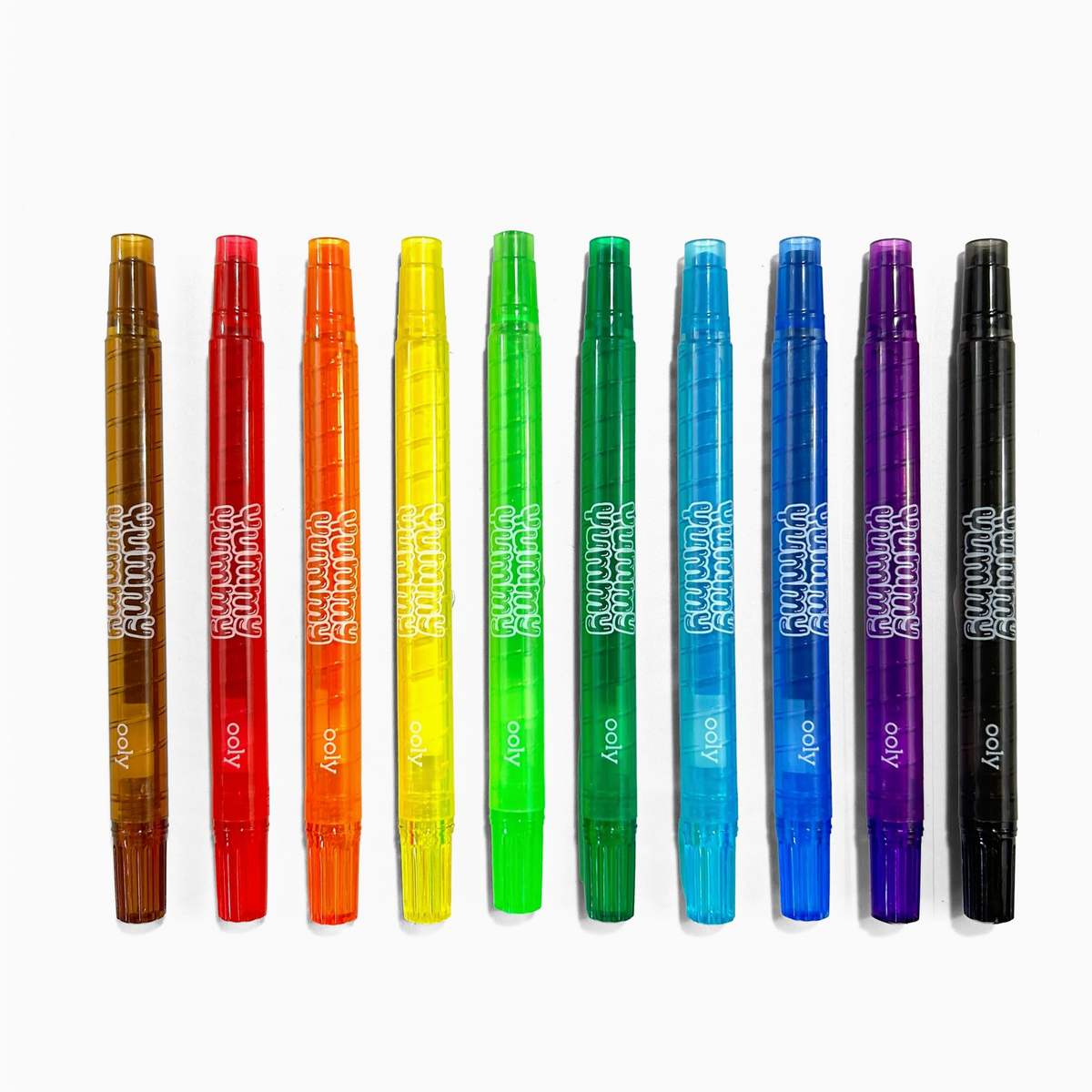 Yummy Yummy Scented Twist-Up Crayons - Set of 10