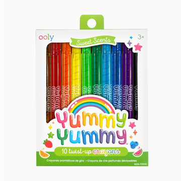 Yummy Yummy Scented Twist-Up Crayons - Set of 10
