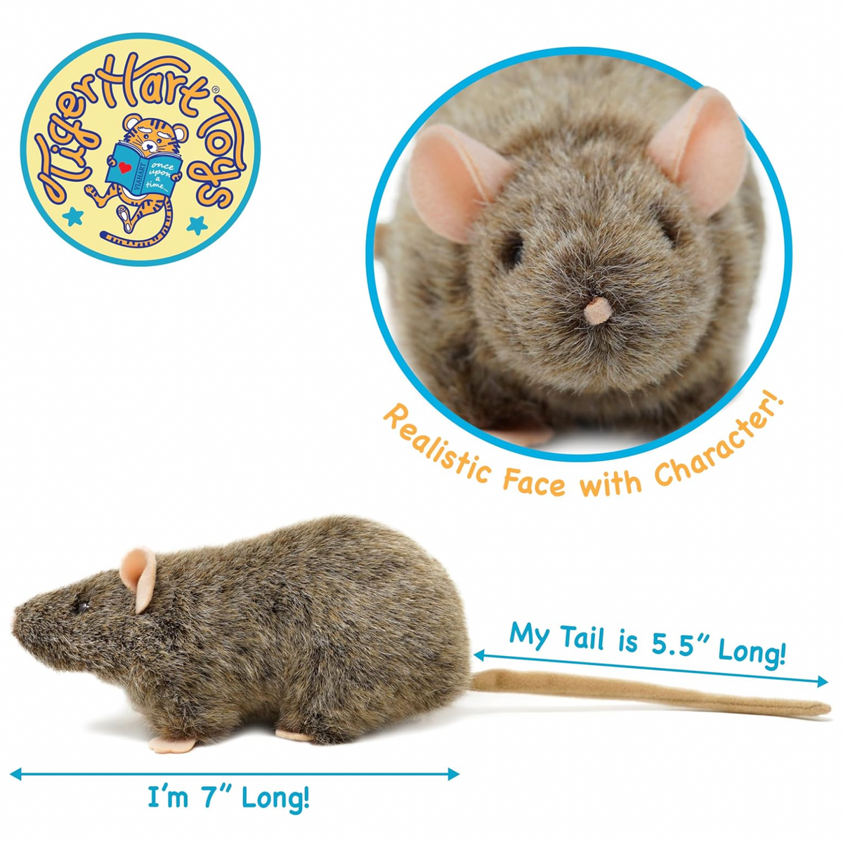 Reuben The Rat Plush