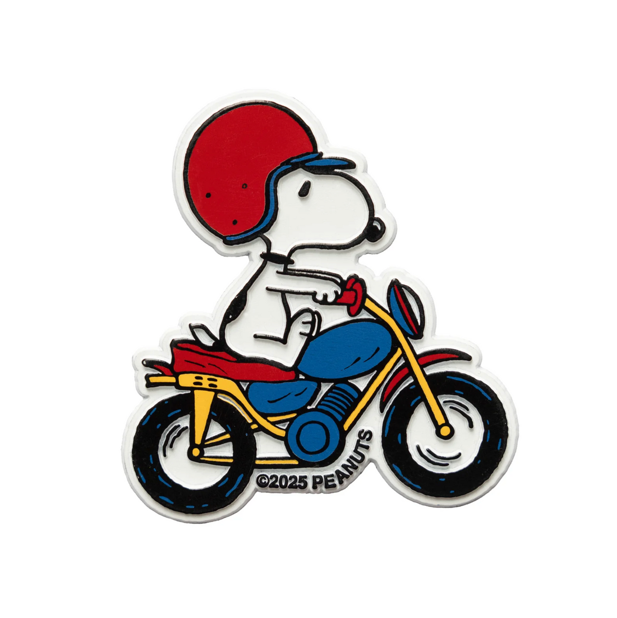 Peanuts® - Snoopy Motorcycle Classic Fridge Magnet