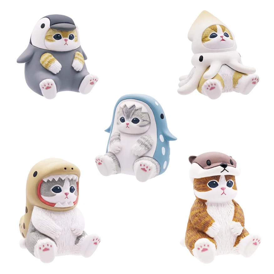 Mofusand Marine Life Meow Sitting Pose Blind Box