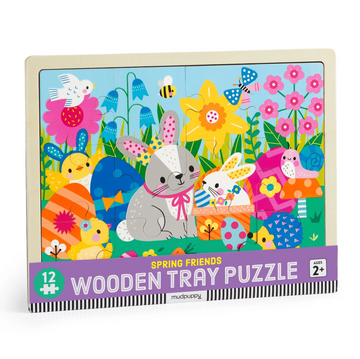 Spring Friends 12 Piece Wooden Puzzle