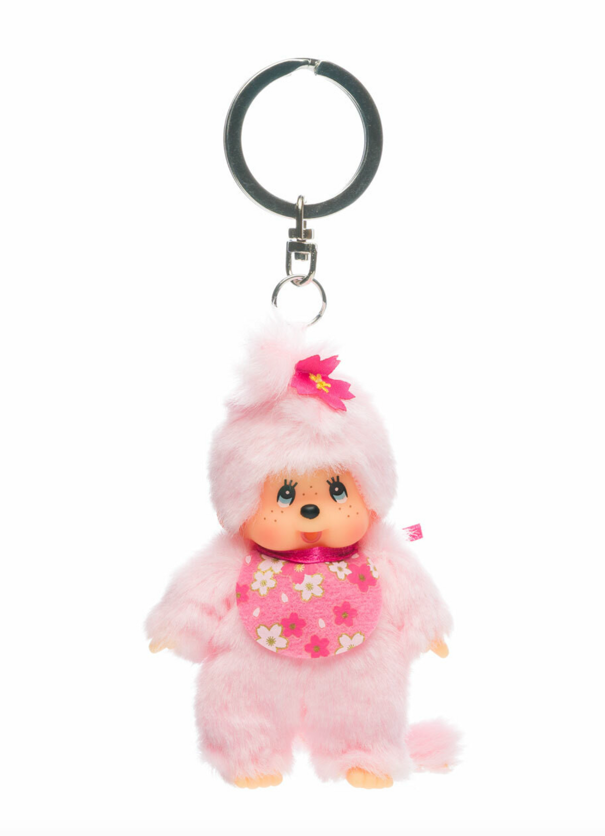 Monchhichi Classic Bebichhichi Cherry Blossom Keychain