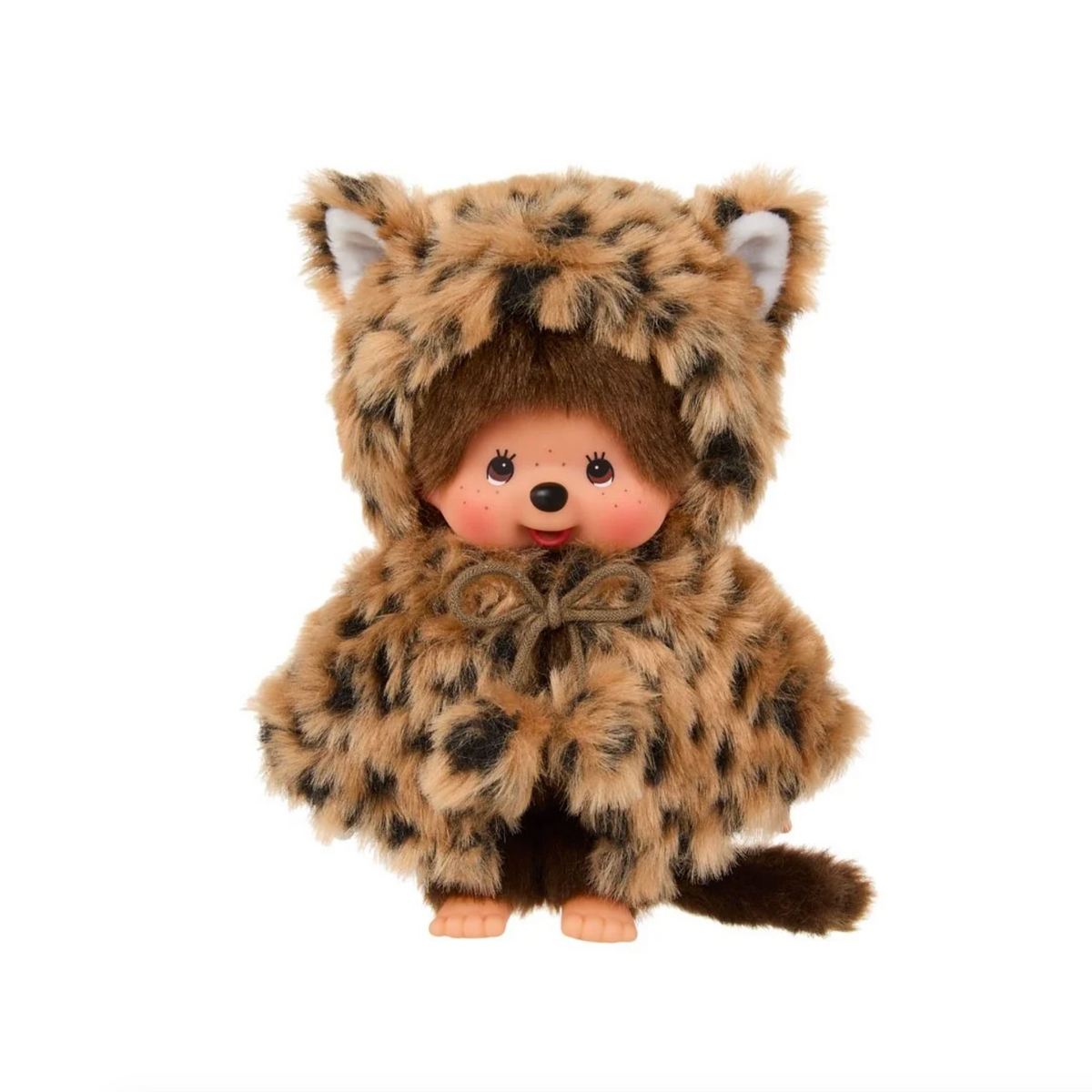 Monchhichi Girl Leopard Hood