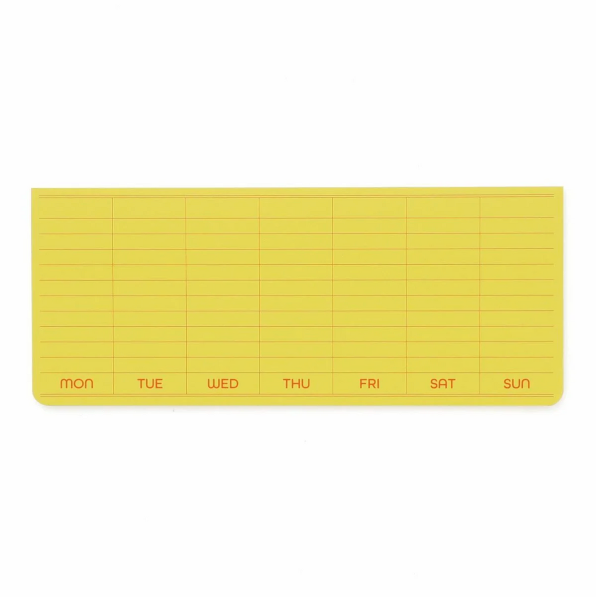 Sticky Memo Pad Weekly