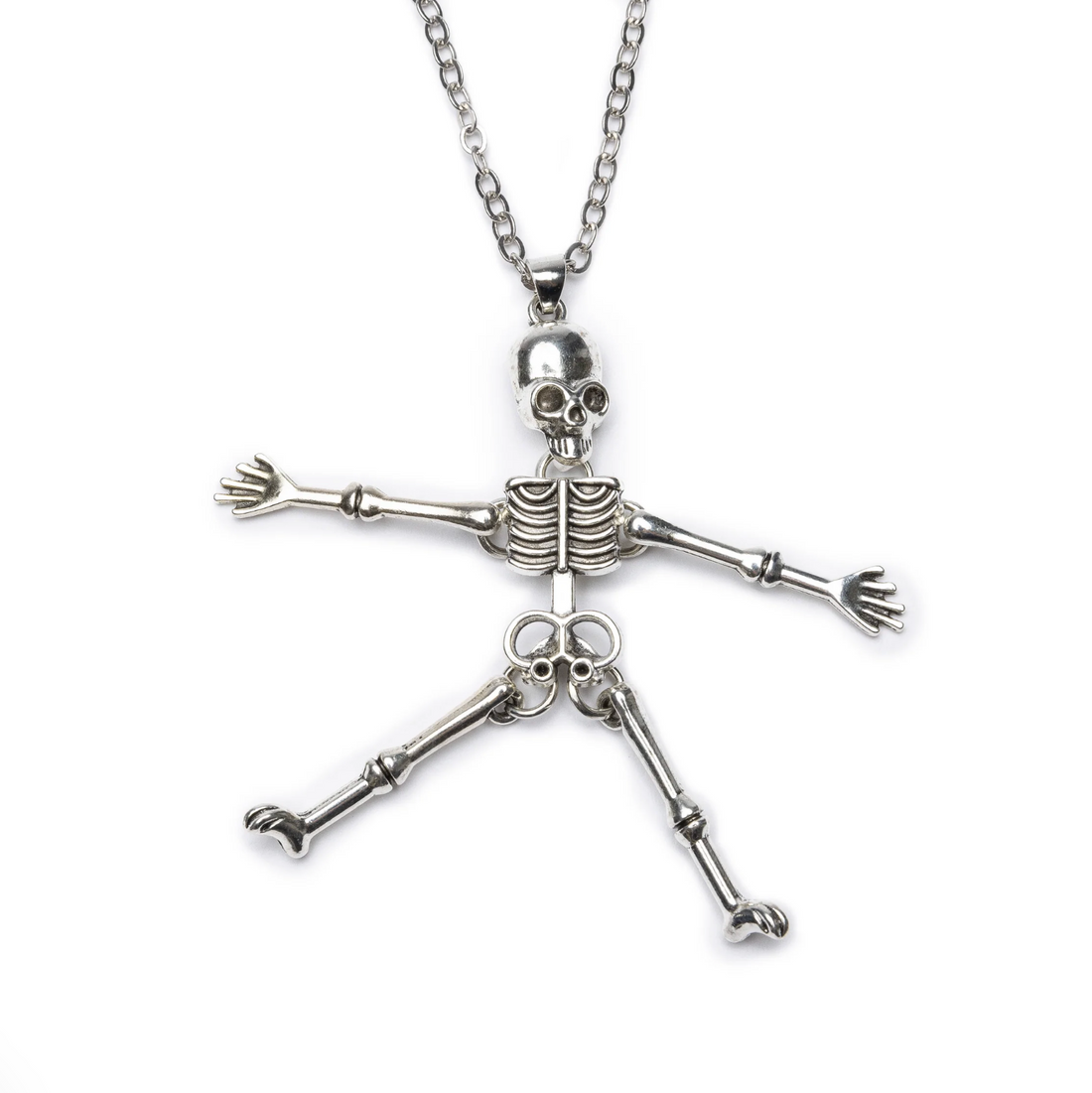 Spooky Scary Skeleton Necklace
