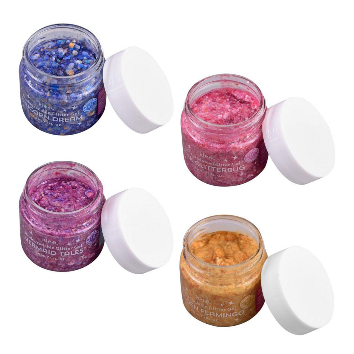 Klee Biodegradable Glitter Gel, 0.5 oz