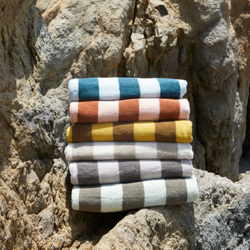 Simple Striped Terry Hand Towel