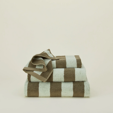 Simple Striped Terry Bath Towel