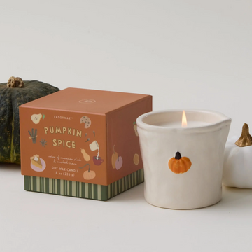 Bistro 8 oz White Ceramic Candle