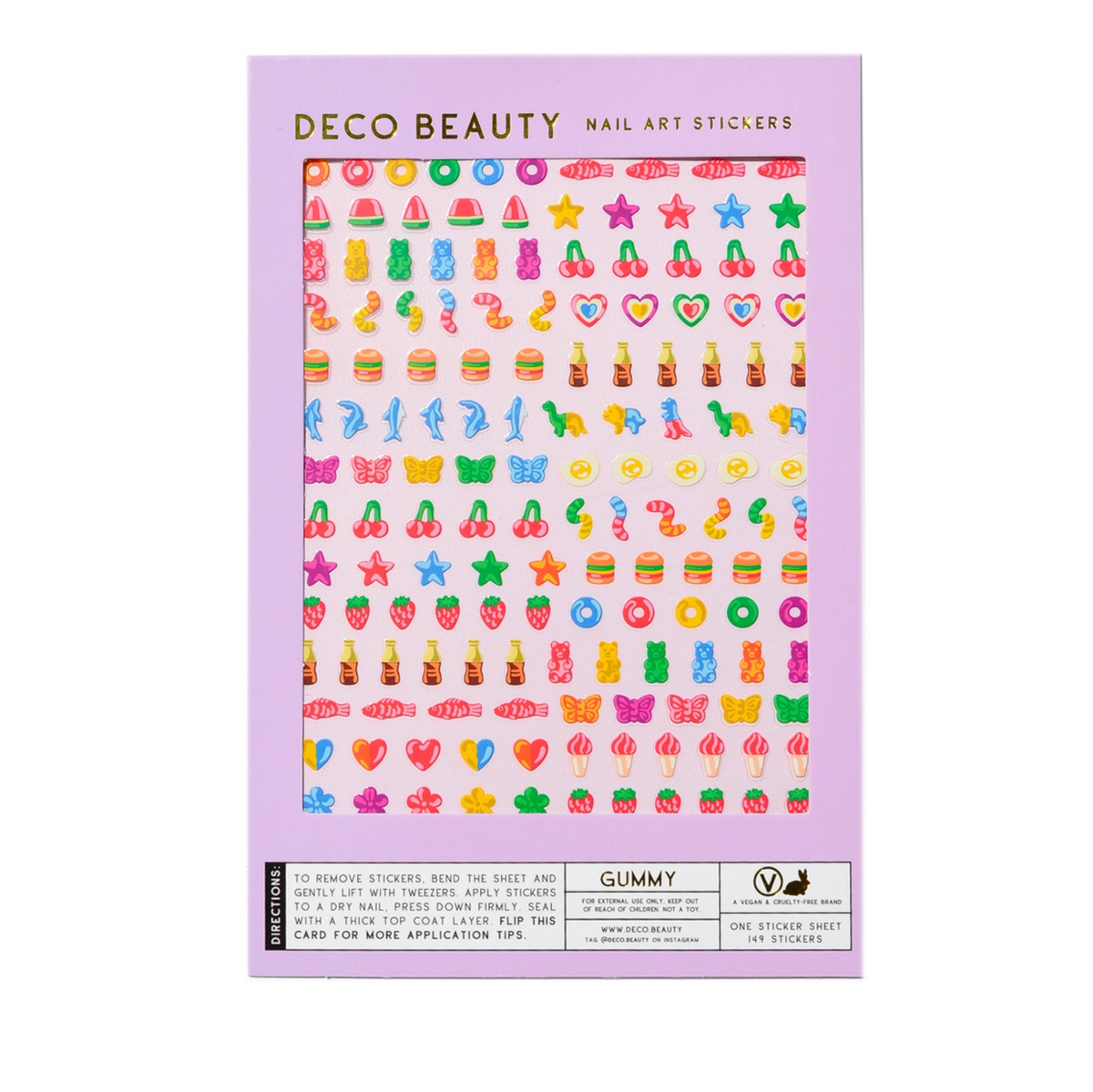 Deco Miami Nail Art Stickers