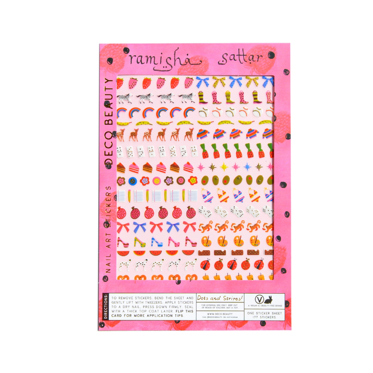 Deco Miami Nail Art Stickers