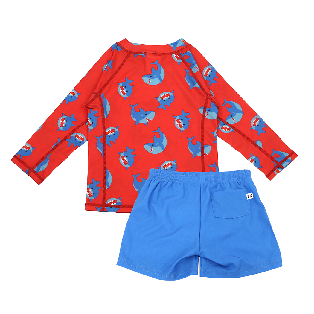 Rashguard Swim Short Set - Sherman Shark