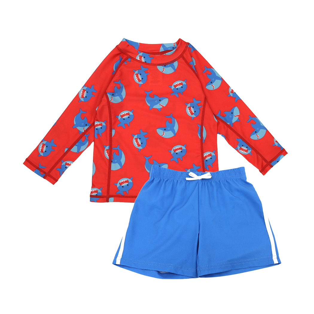 Rashguard Swim Short Set - Sherman Shark