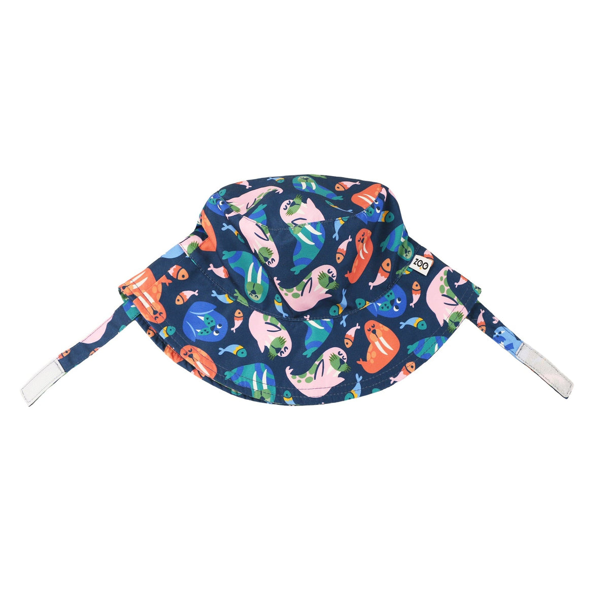 Printed Bucket Sun Hat - Wally the Walrus