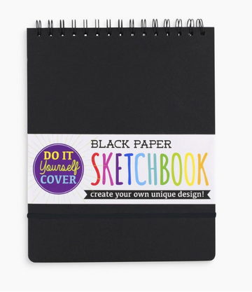 Black DIY Cover Sketchbook - Large