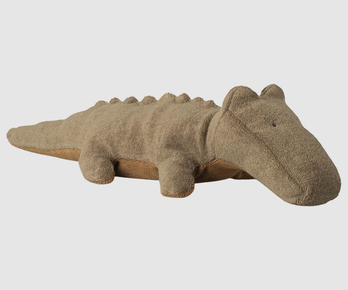 Safari friends, Crocodile, Small - Olive green