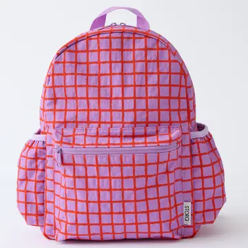 Cool Kid Backpack Orchid Grid
