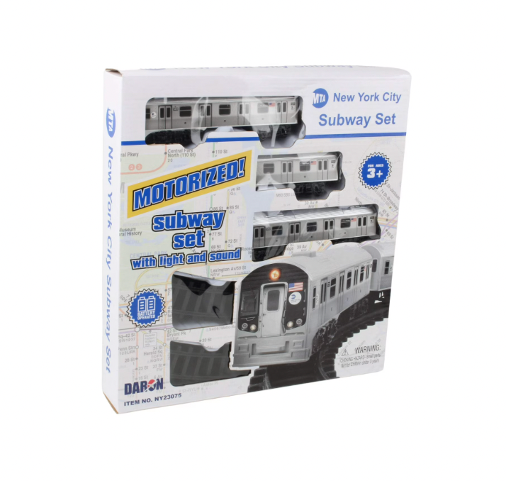 MTA 3 Piece Train Set with Track
