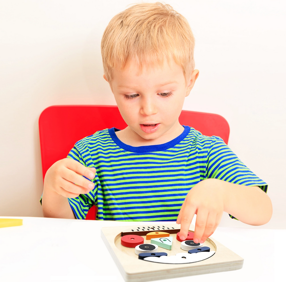 Funny Faces Educational Wooden Puzzle
