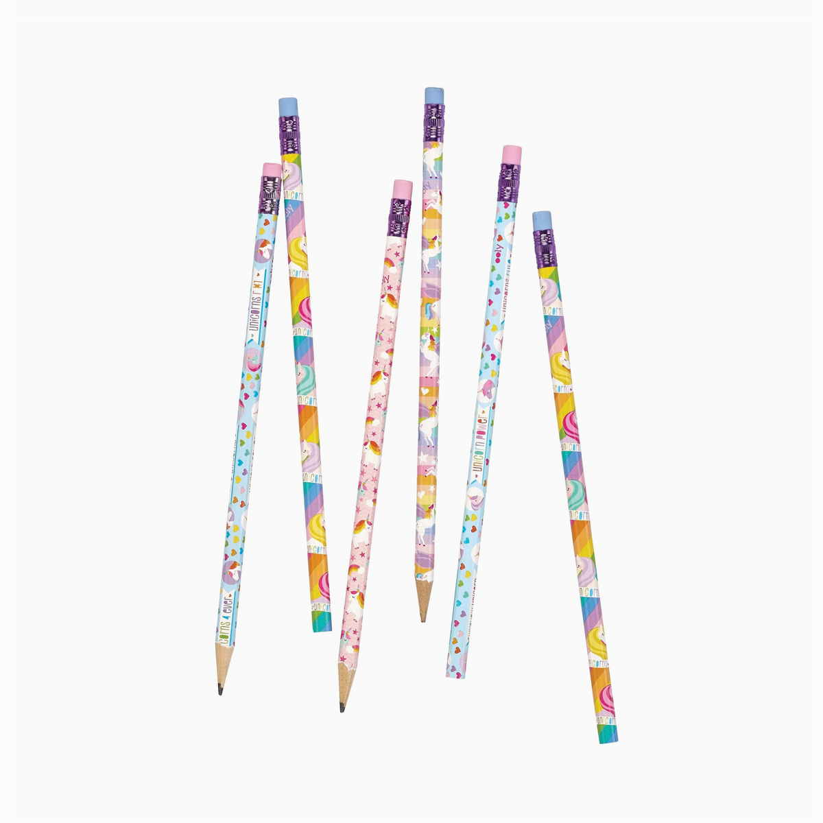 Unique Unicorns Graphite Pencils - Set of 12