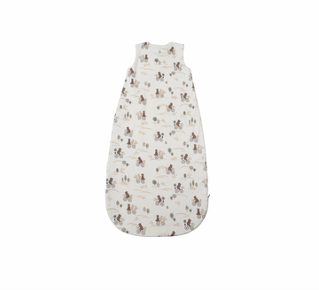 Light Weight Muslin Sleep Bag Bears on Bikes