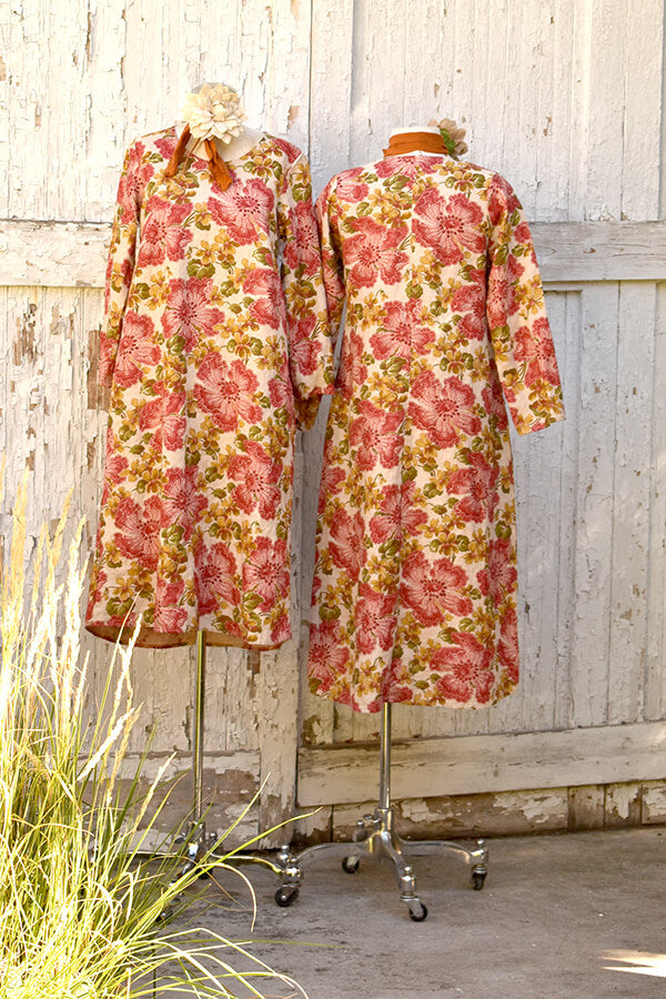 floral linen dress