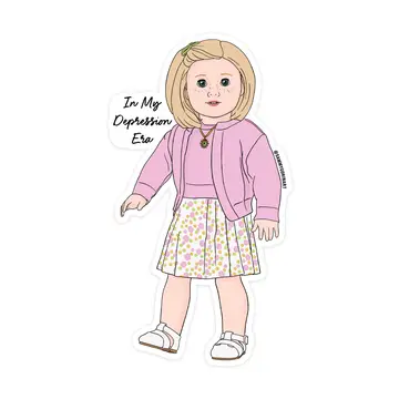 Kit American Girl Depression Era Sticker