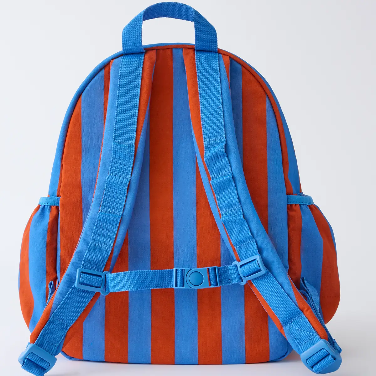 Cool Kid Backpack Blue & Rust Stripe
