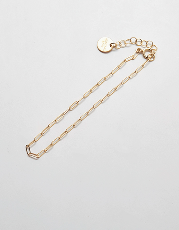 Gold Chain Link Bracelet