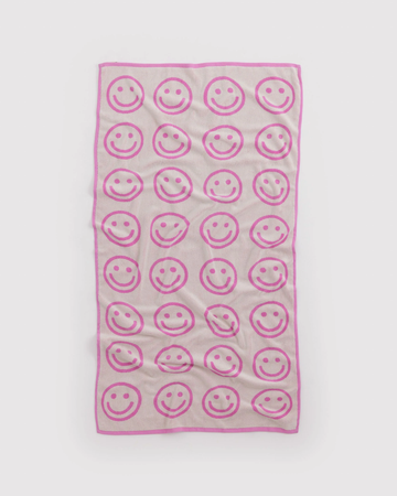 Bath Towel - Happy Pink