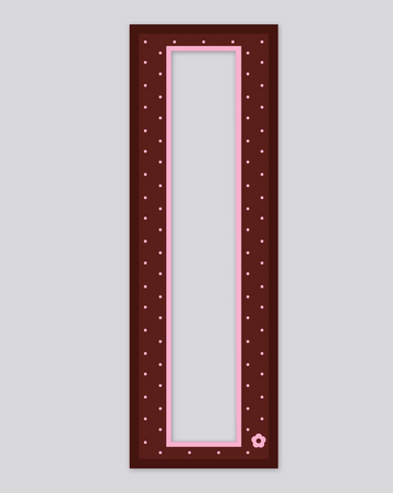 Cocoa Magnetic Vintage Photobooth Frame