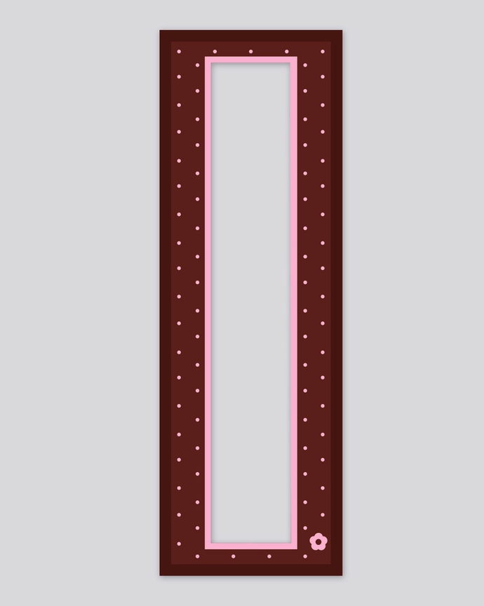 Cocoa Magnetic Vintage Photobooth Frame