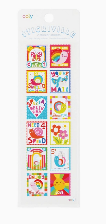 Stickiville Snail Mail Stamp