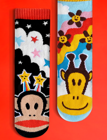 Julius & Clancy Fun Grippy Kids Socks - Large