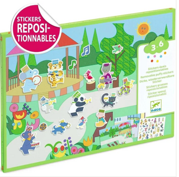Marching Band Reusable Sticker Set for Kids – Creative Scene Play (Ages 3+)