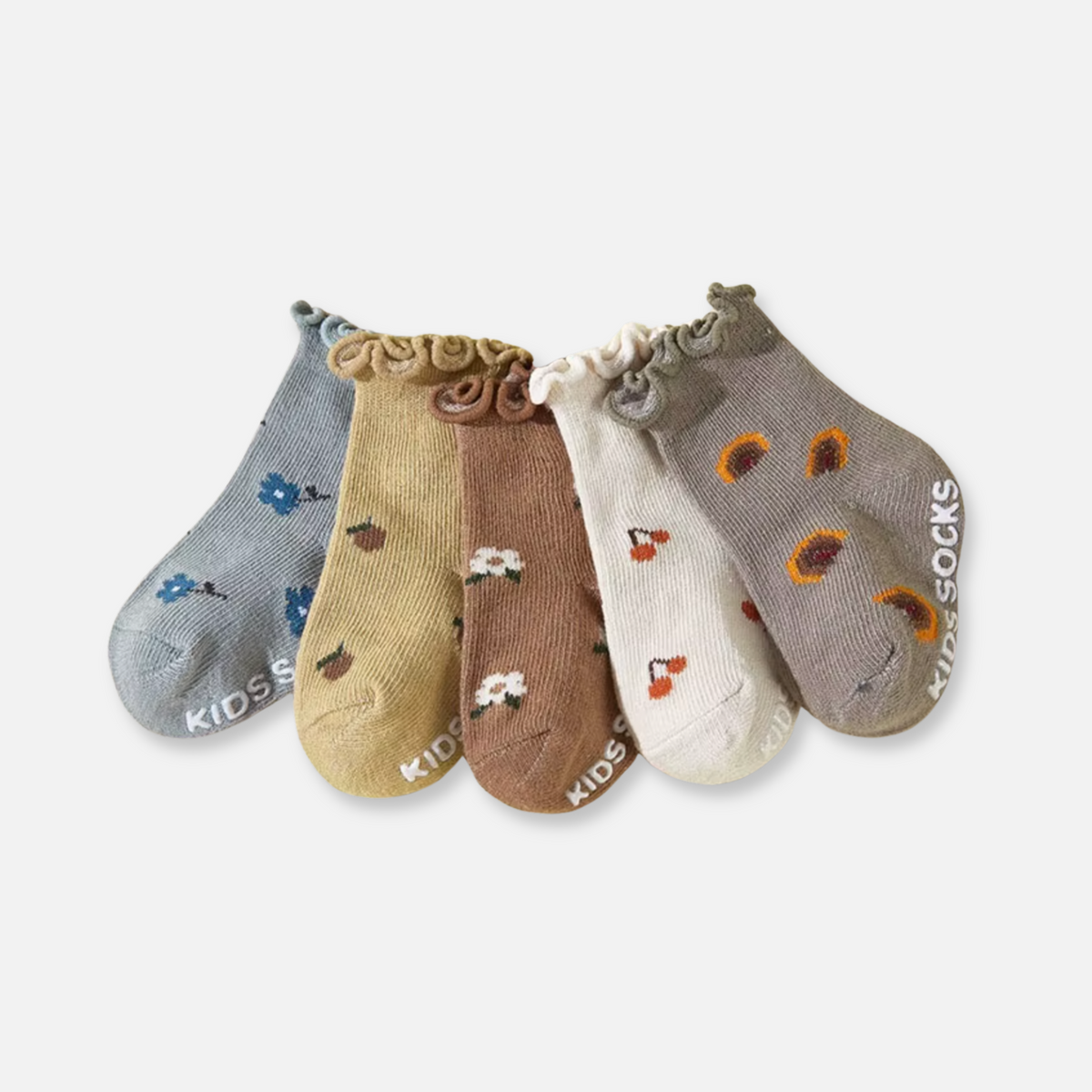 Toddler Floral Socks (Set of 2)