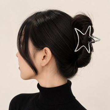 Metal Star Claw Clip