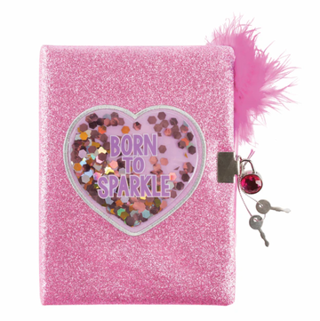 Born To Sparkle Glitter Journal