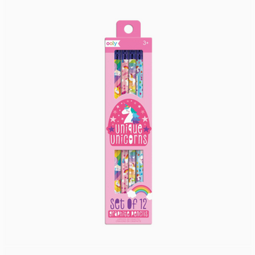 Unique Unicorns Graphite Pencils - Set of 12