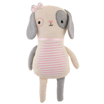 Flatsie Plush Doll, 100% Cotton -  Penelope Puppy