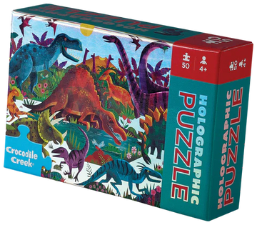 50 Pc Boxed Mini Holo Puzzle Dinosaurs