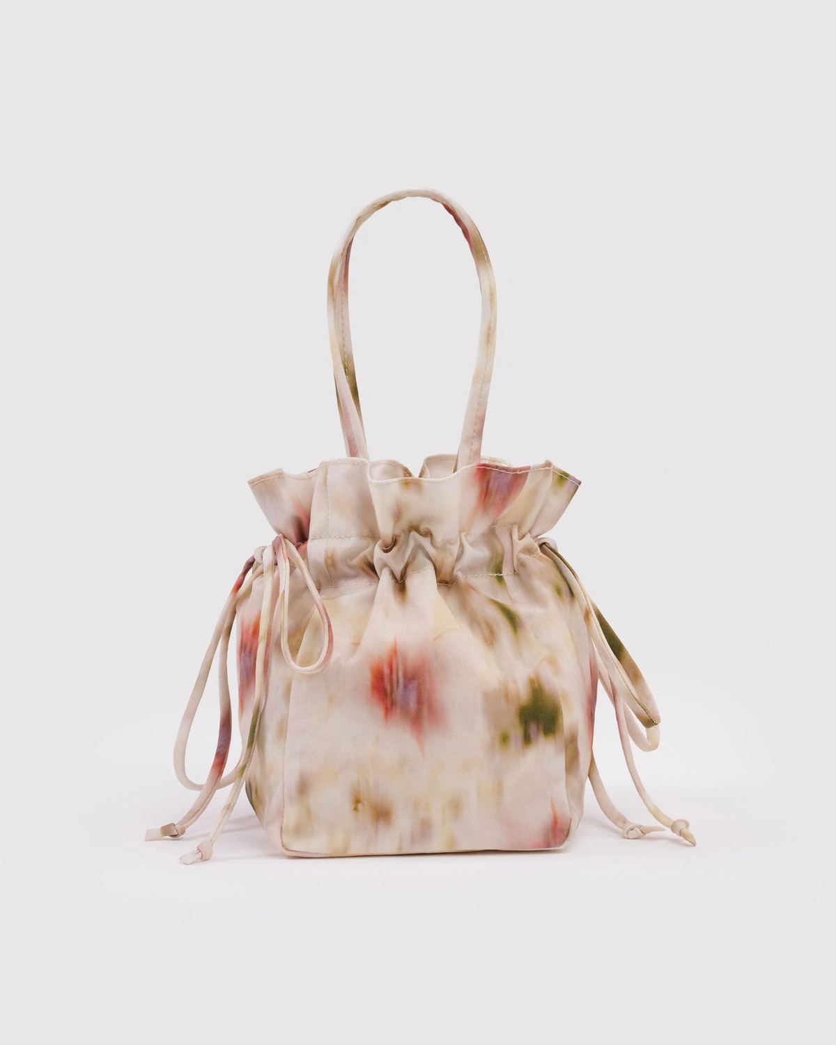 Nylon Drawstring Bag - Abstract Floral