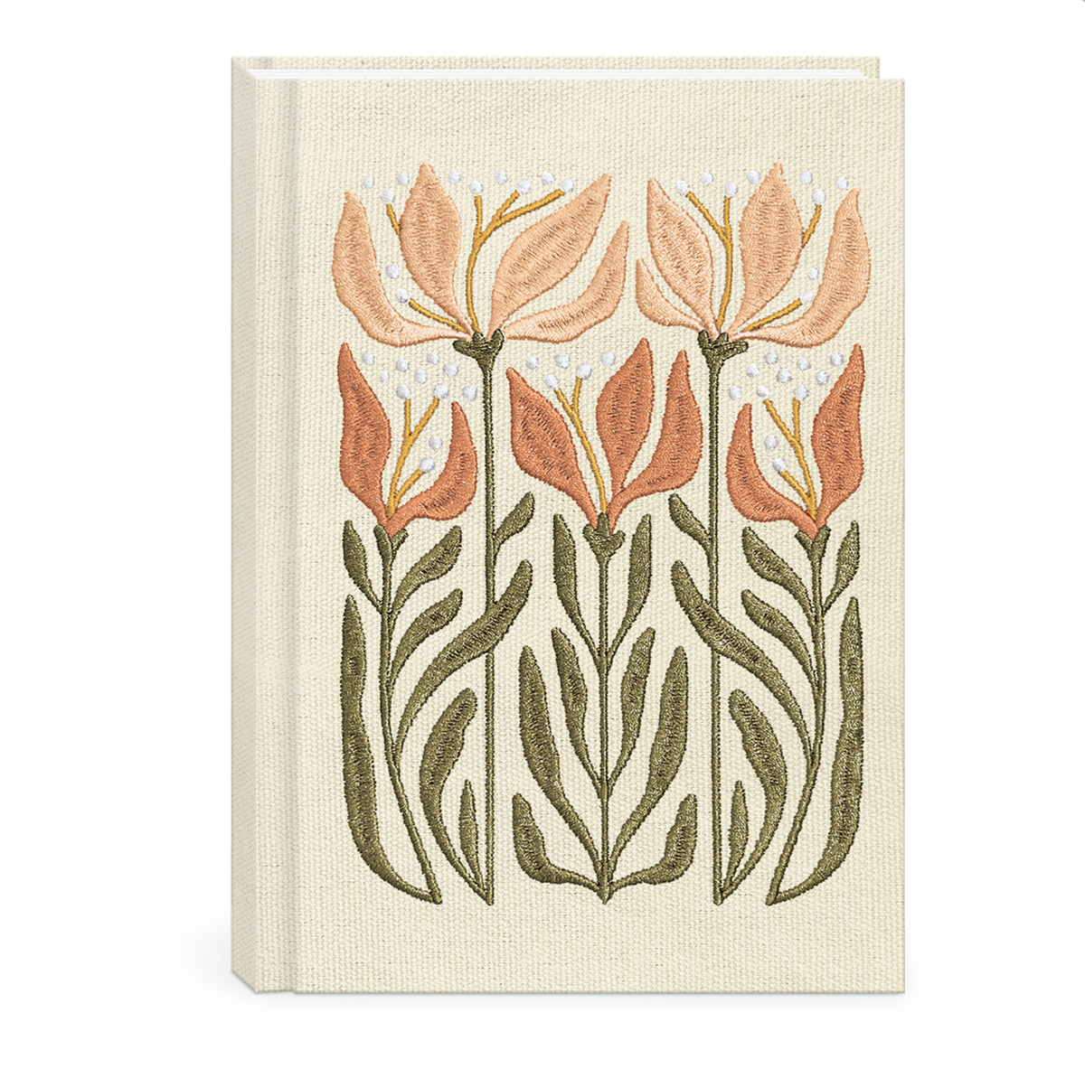 Fabric Journal Flower Market Lily