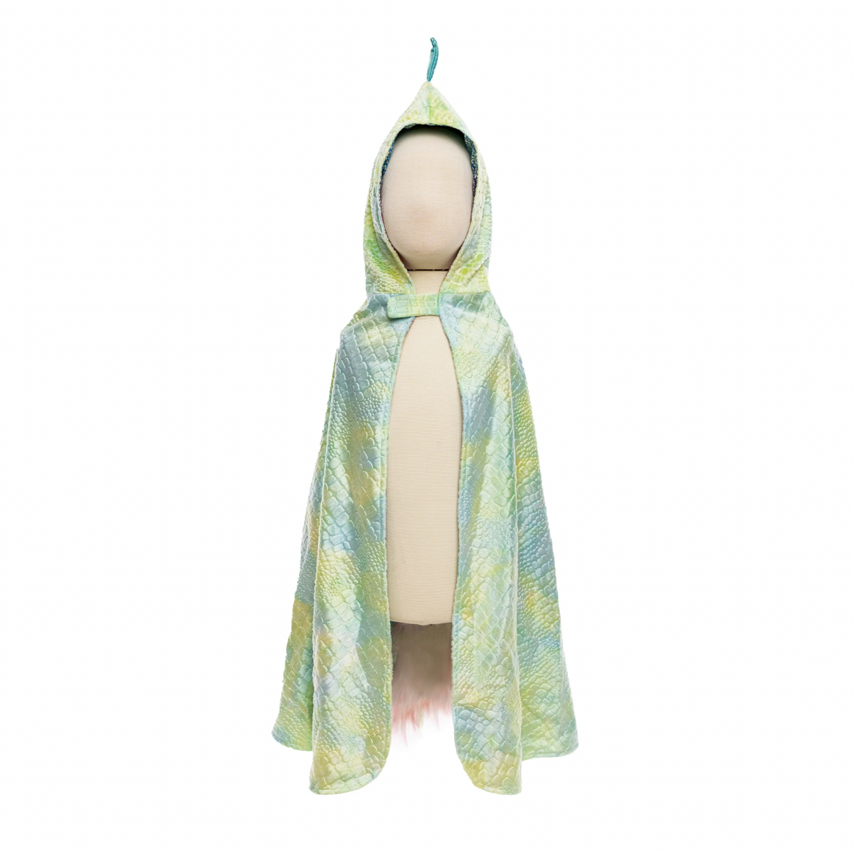 Rainbow Reversible Unicorn Dragon Cape, Size 3-4