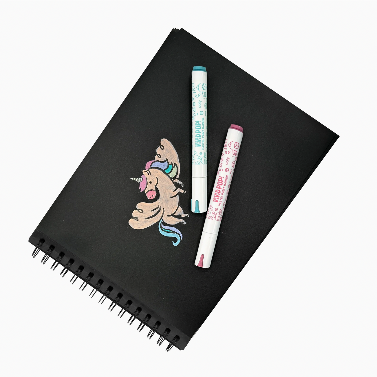 Vivid Pop! Water-Based Paint Markers: Pastel (Set of 8)
