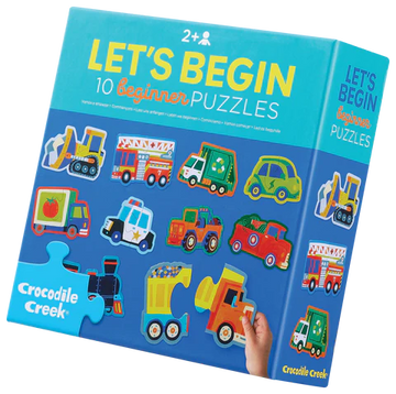 Let's Begin Box Puzzle 2pc Vehicles